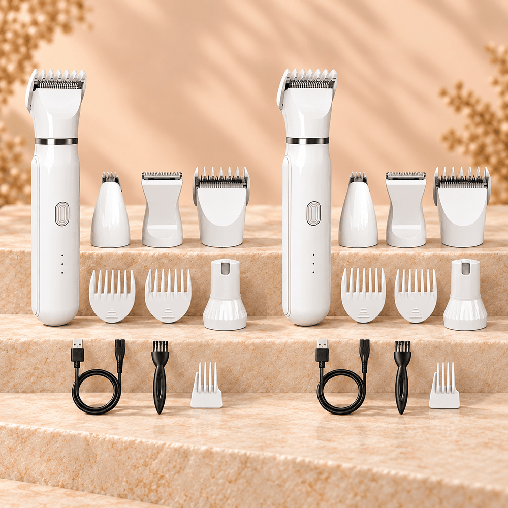 Pawtique TrimCraft™ 4-in-1 Rechargeable Pet Grooming Kit - Pawtique