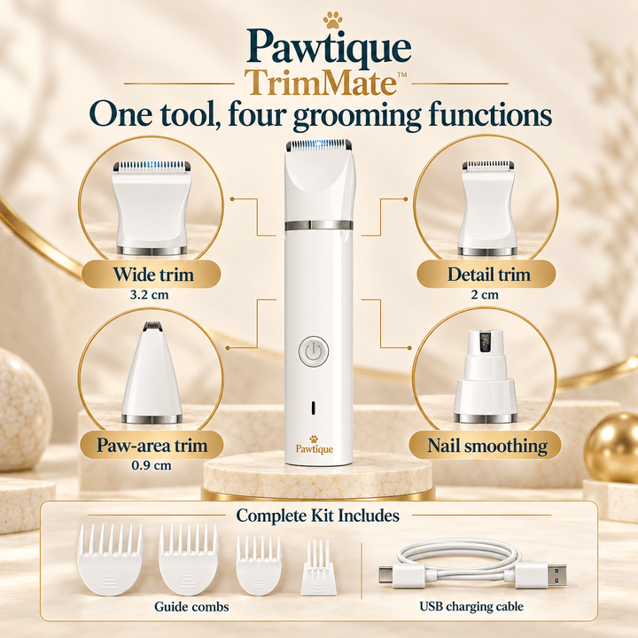 Pawtique TrimMate™ 4-in-1 Pet Grooming Kit - Pawtique