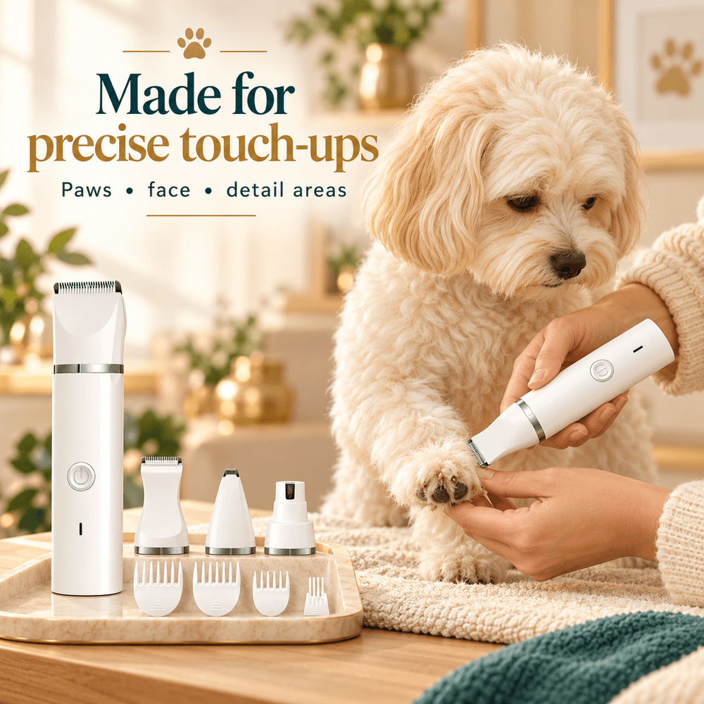 Pawtique TrimMate™ 4-in-1 Pet Grooming Kit - Pawtique