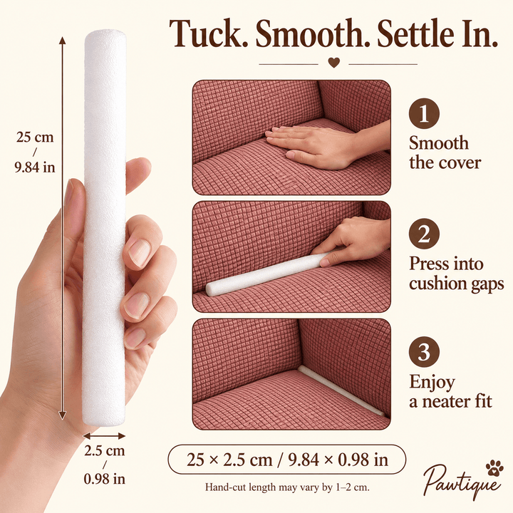 Pawtique TuckSure™ Couch Cover Fixing Sticks - Pawtique