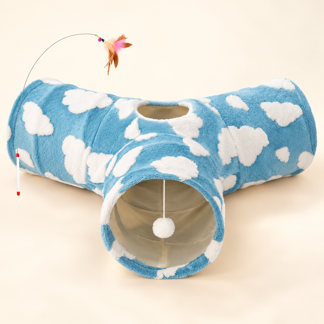 Pawtique three-way cat tunnel hero