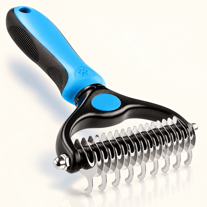 Pawtique TwinGlide™ Dual-Row Undercoat Rake - Pawtique