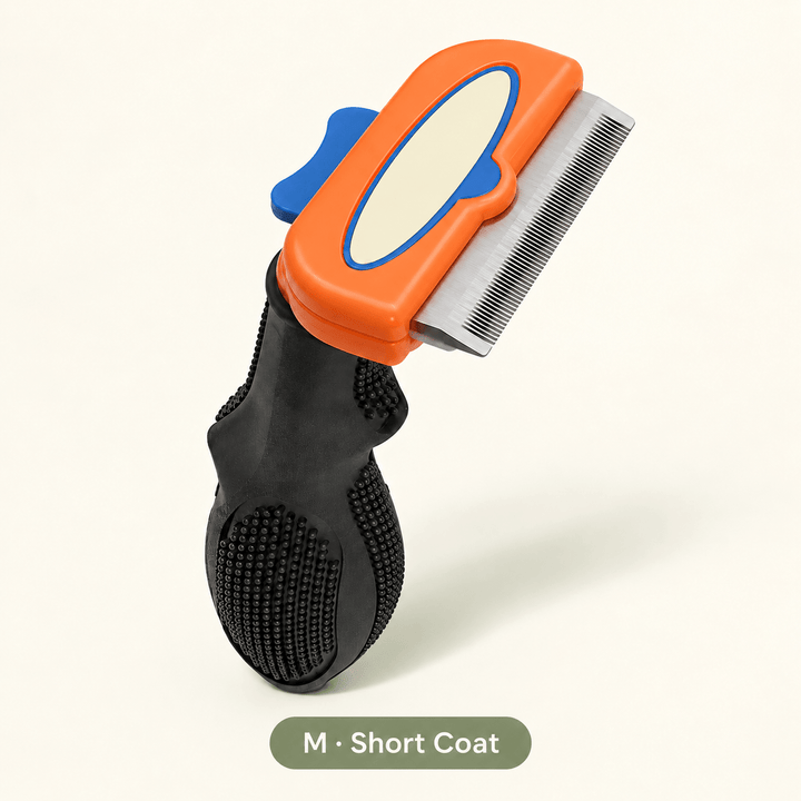 Pawtique UndercoatEase™ One-Click Deshedding Rake - Pawtique