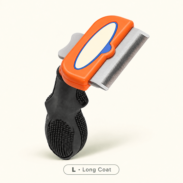 Pawtique UndercoatEase™ One-Click Deshedding Rake - Pawtique