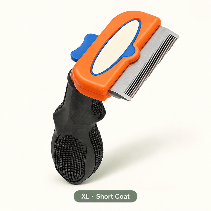 Pawtique UndercoatEase™ One-Click Deshedding Rake - Pawtique
