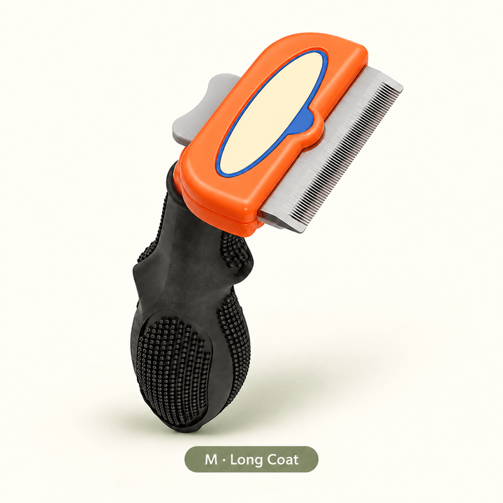 Pawtique UndercoatEase™ One-Click Deshedding Rake - Pawtique