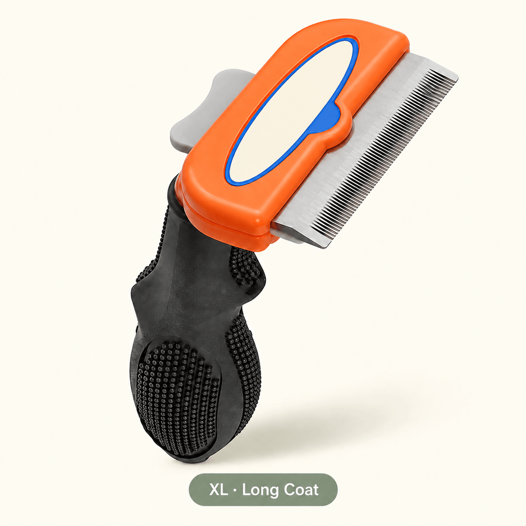 Pawtique UndercoatEase™ One-Click Deshedding Rake - Pawtique