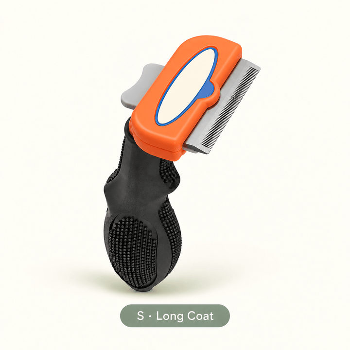 Pawtique UndercoatEase™ One-Click Deshedding Rake - Pawtique