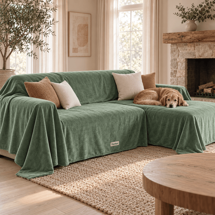Pawtique VelvetShield™ Water-Resistant Sofa Throw - Pawtique