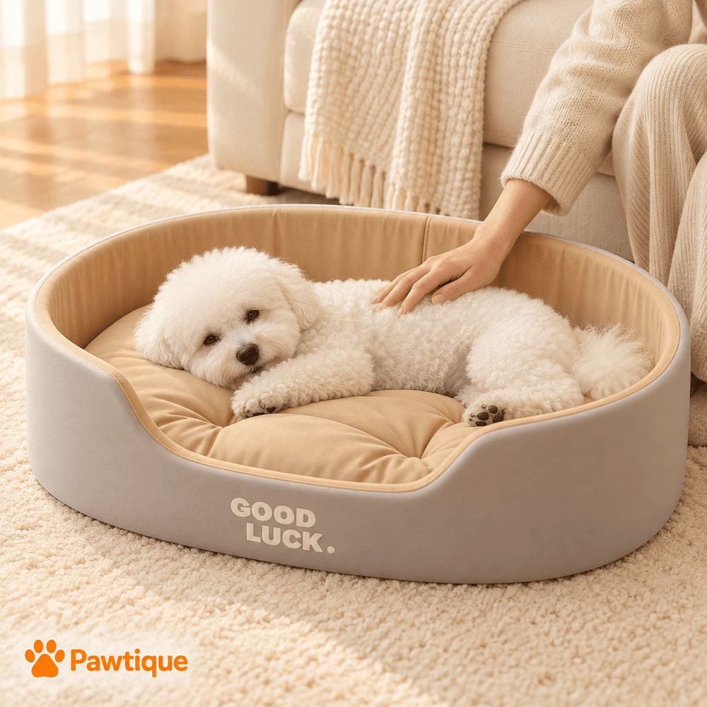 Pawtique Warm Hug Bolster Dog Bed - Pawtique