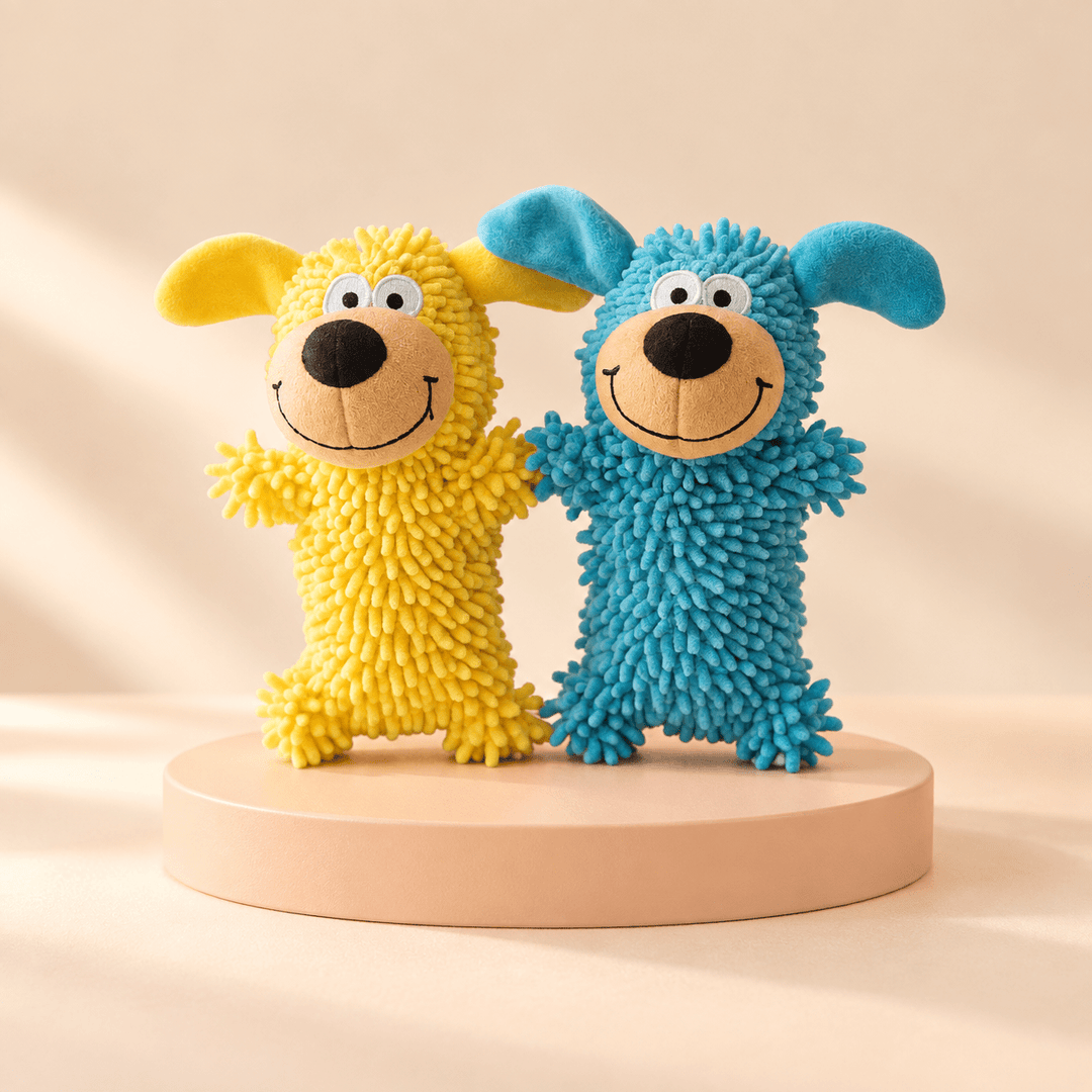 Pawtique WigglePup™ Chenille Squeaky Dog Toy - Pawtique