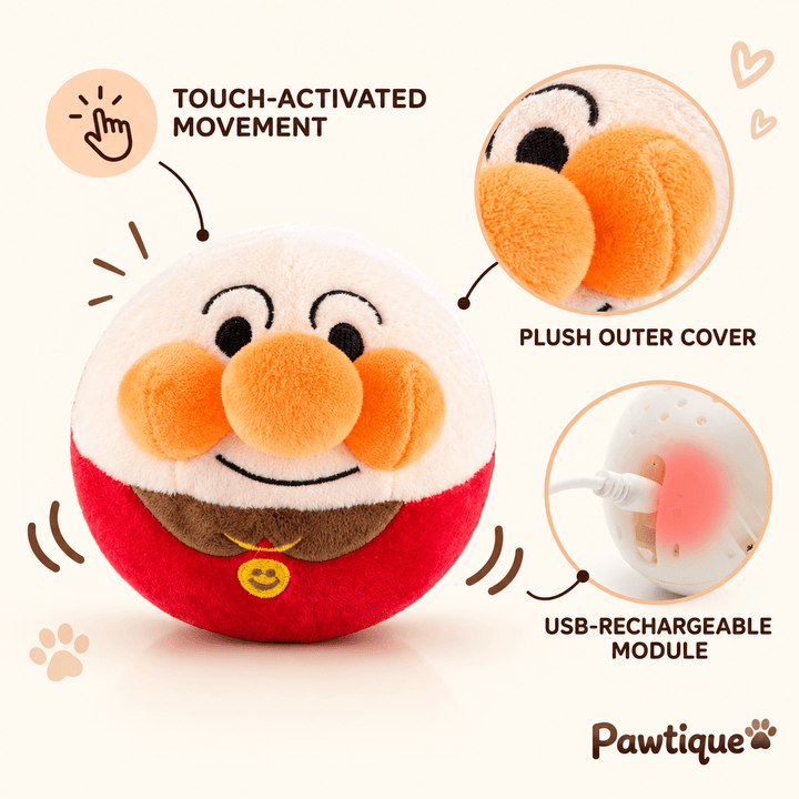 Pawtique WobblePal™ Touch-Activated Plush Dog Toy - Pawtique