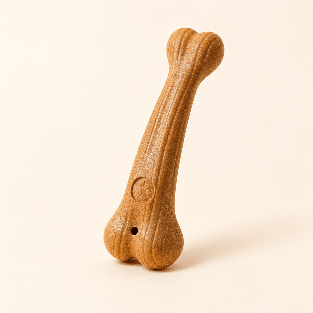 Pawtique Wood-Grain Composite Dog Chew Toy - Pawtique