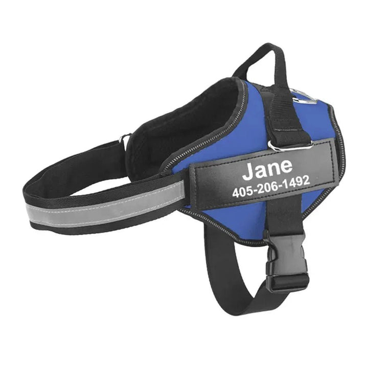 Personalized Reflective Dog Harness – Adjustable Nylon Dog Harness - Pawtique