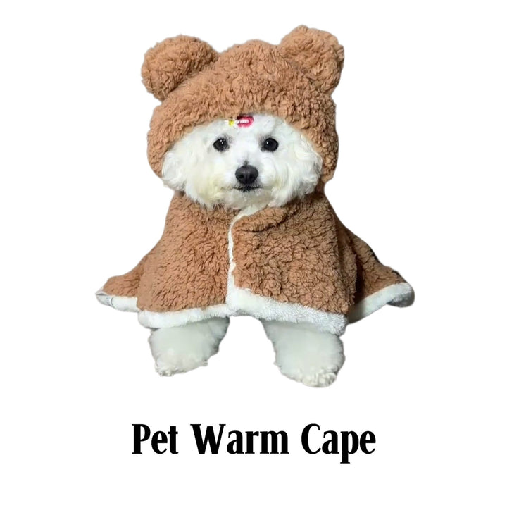Pet Warm Cape - Snug, Cute &amp; Easy for Your Furry Pal! - Pawtique