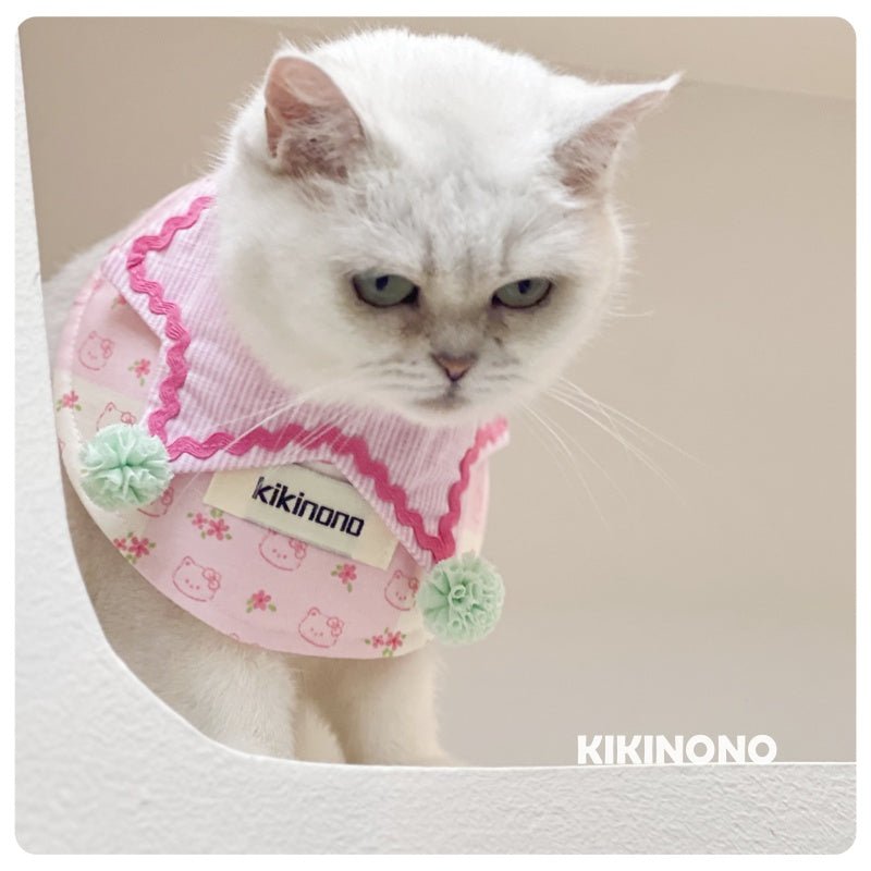 Pink Plaid Bandana bib - Pawtique