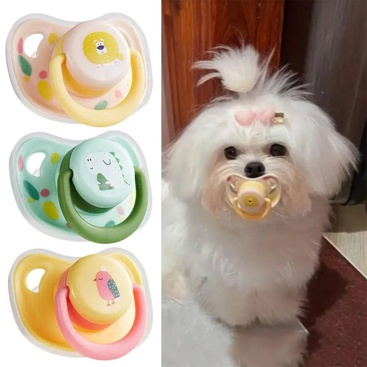 Practical Pet Calming Pacifier Soft Silicone Dog Teeth Chew Resistant Molar Cat Bite Toy Toy - Pawtique