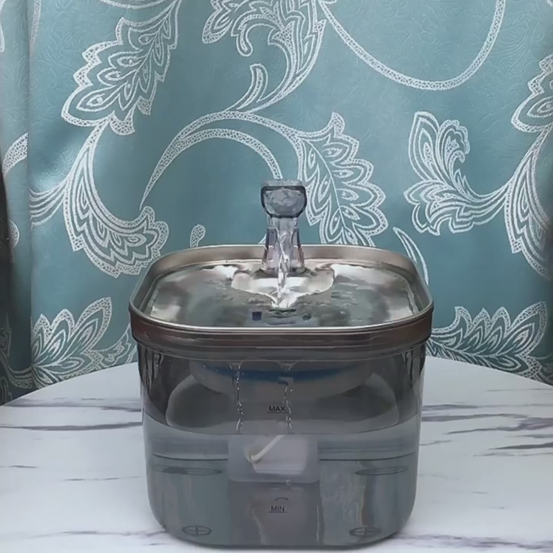 Stainless Steel Pet Water Fountain 2L