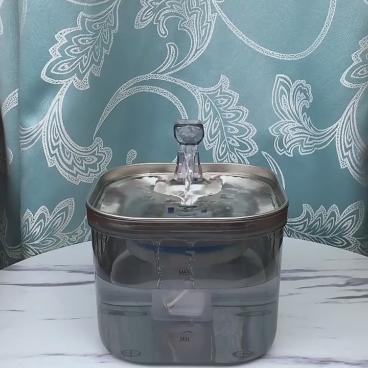 Stainless Steel Pet Water Fountain 2L