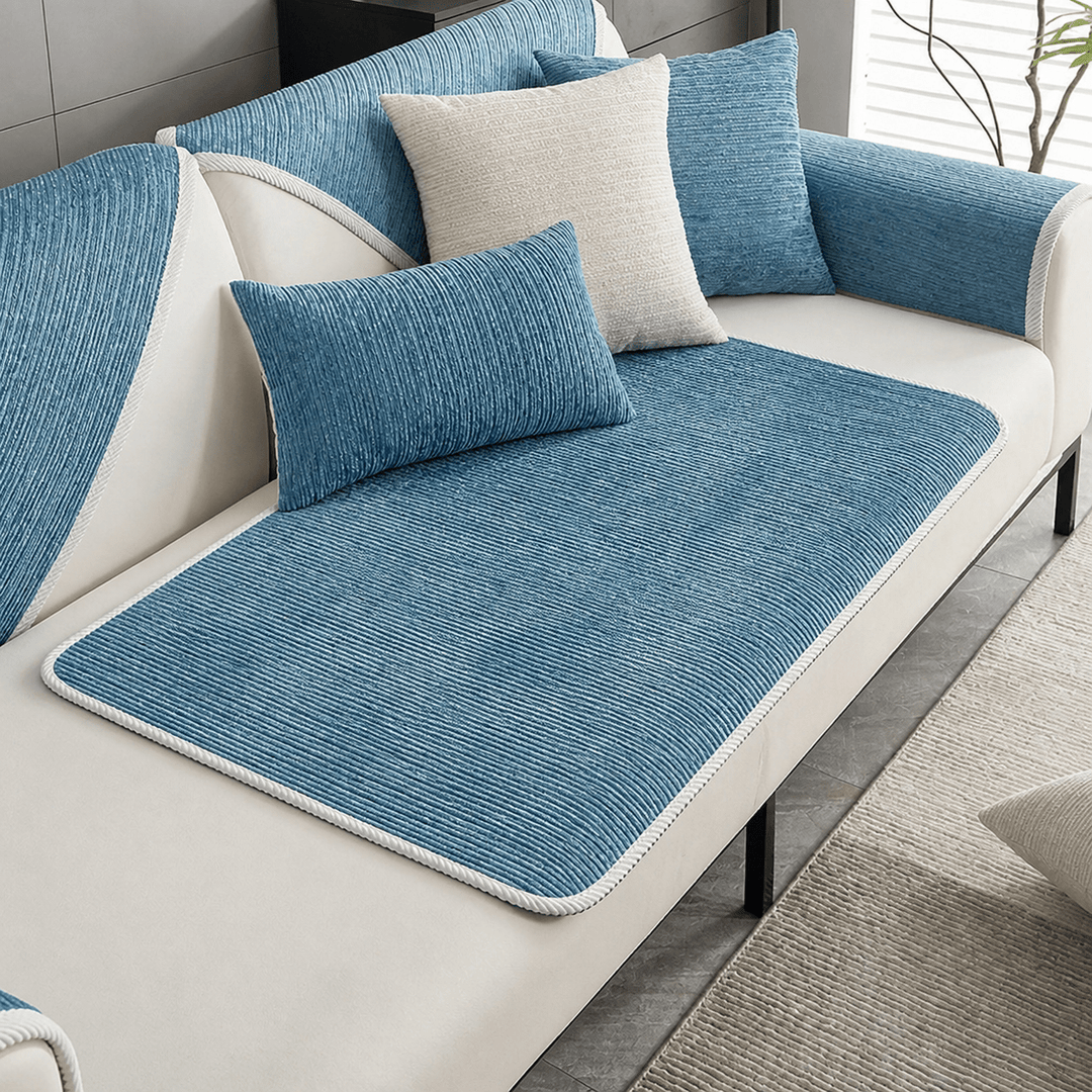 PureGuard Waterproof Antimicrobial Chenille Sectional Cover - Pawtique