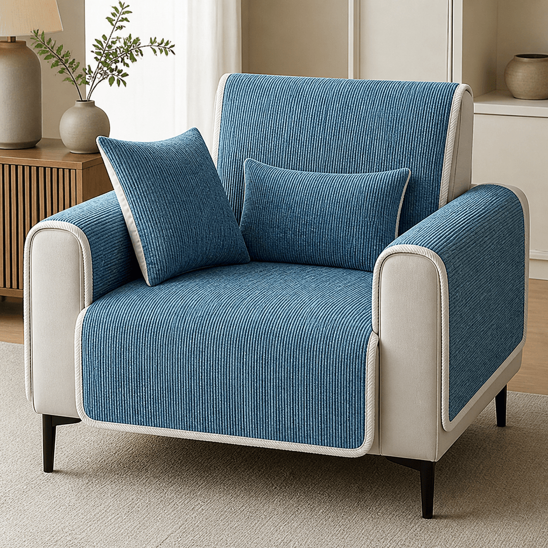 PureGuard Waterproof Antimicrobial Chenille Sectional Cover - Pawtique