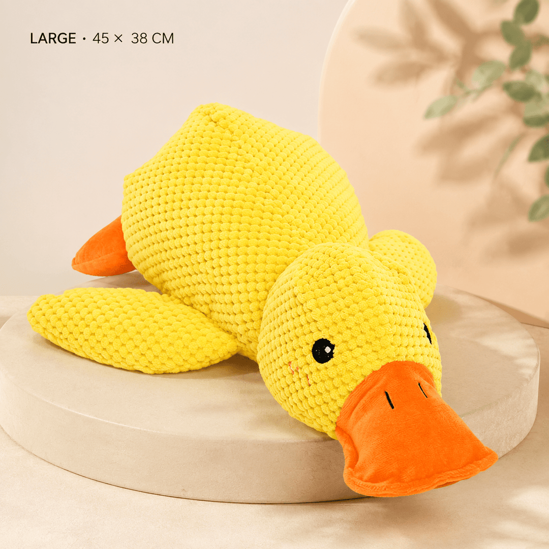 Quacking Duck Plush Dog Toy - Pawtique