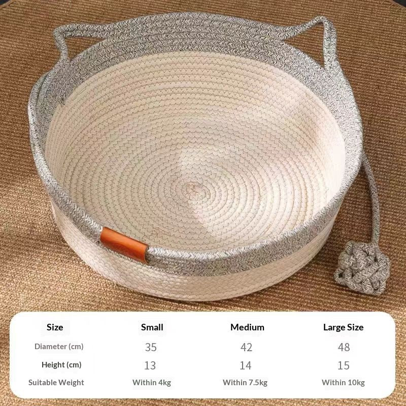 Rattan Cat Bed &amp;amp - Pawtique