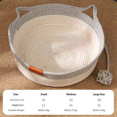Rattan Cat Bed &amp - Pawtique