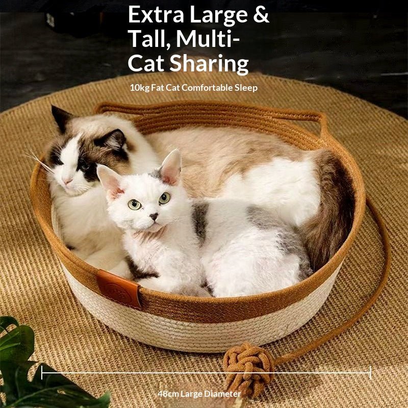 Rattan Cat Bed &amp;amp - Pawtique