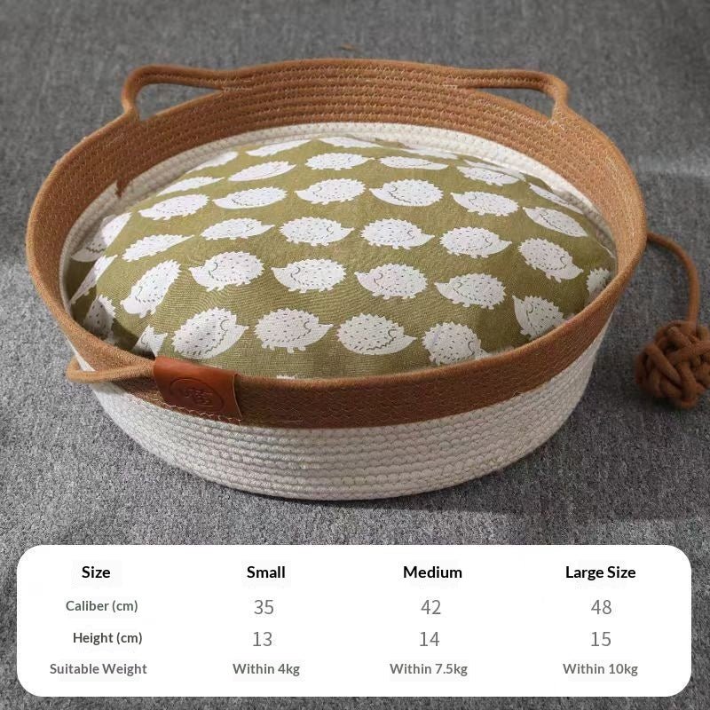 Rattan Cat Bed &amp - Pawtique