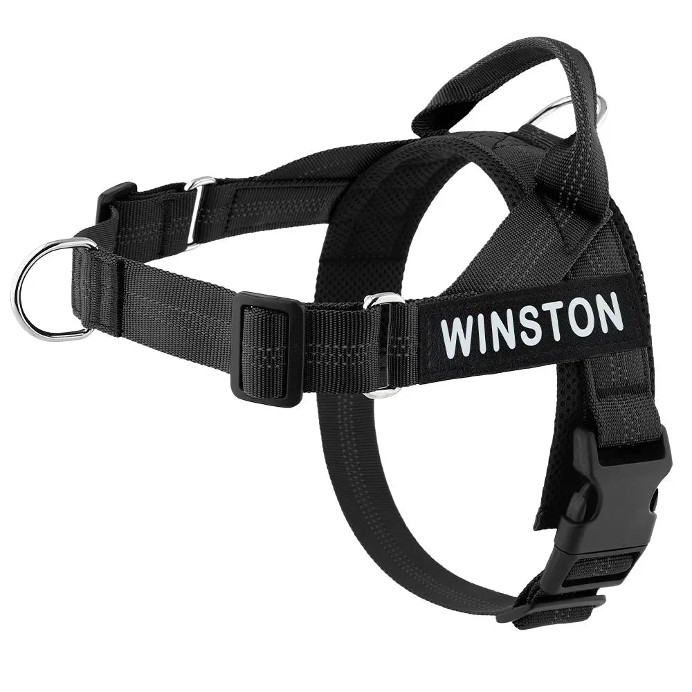 Reflective Adjustable Dog Harness – Personalized Harness for Walking - Pawtique