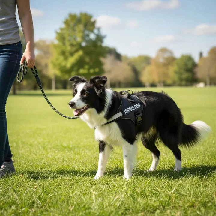 Reflective Adjustable Dog Harness – Strong Polyester for Walking - Pawtique
