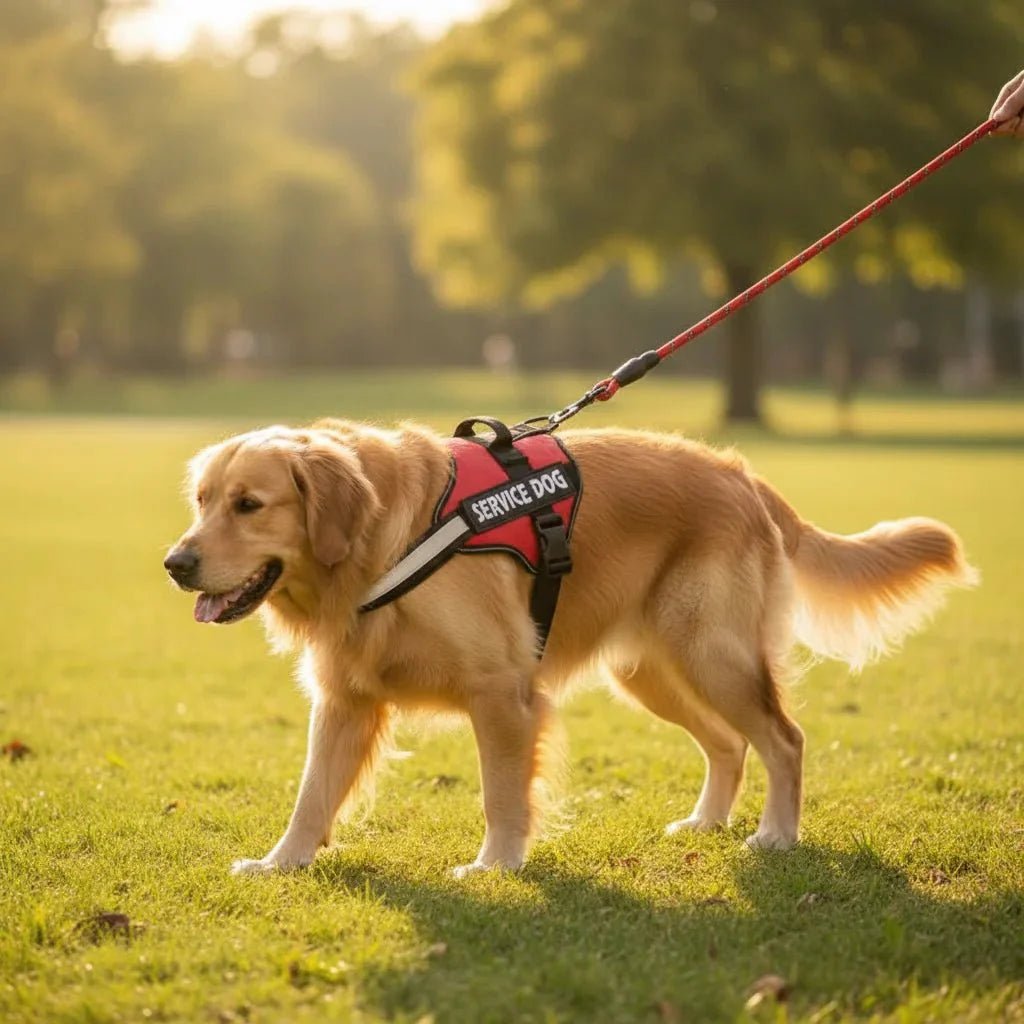 Reflective Adjustable Dog Harness – Strong Polyester for Walking - Pawtique