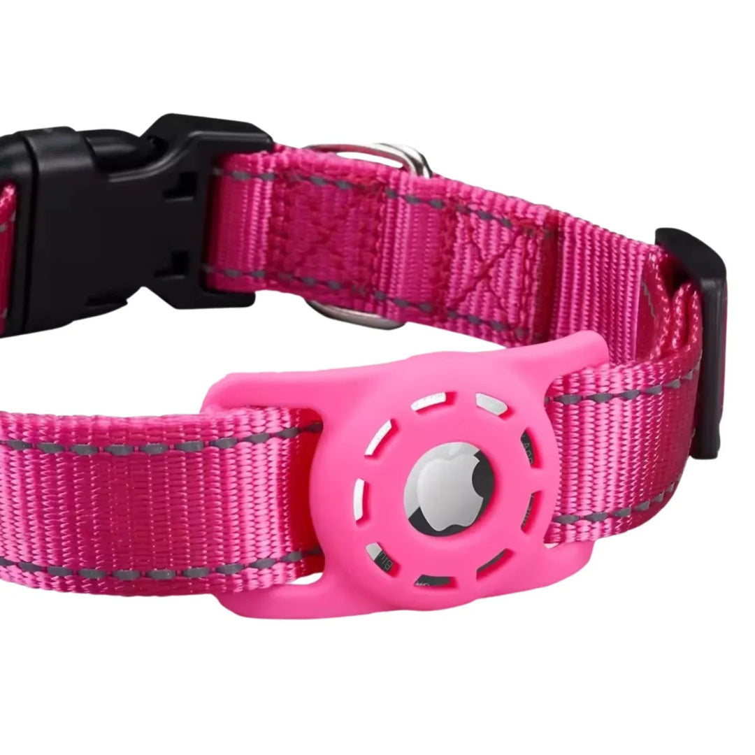Reflective Airtag Holder Dog Collar - Pawtique
