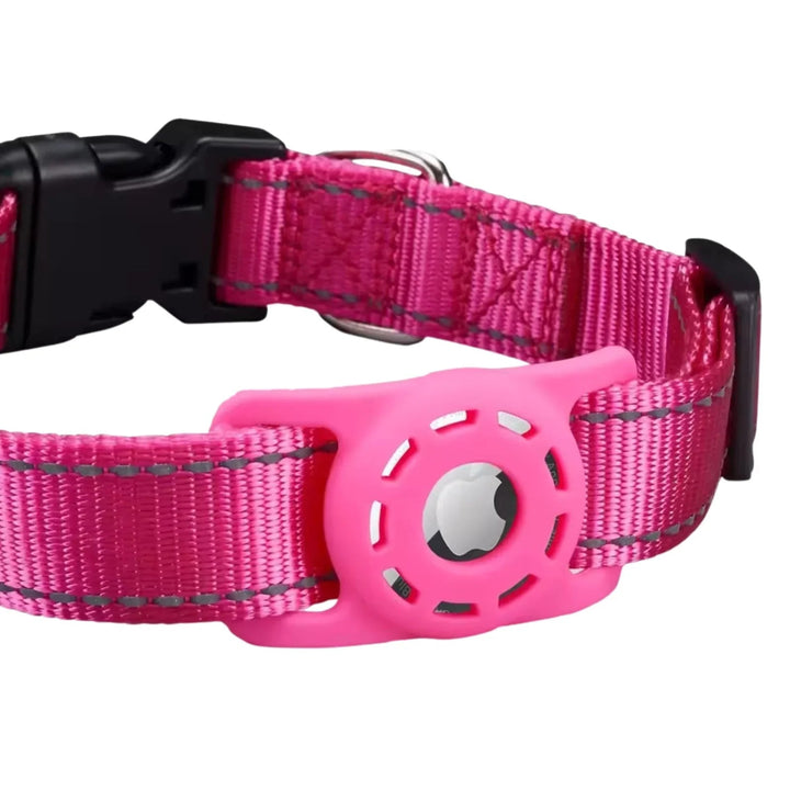 Reflective Airtag Holder Dog Collar - Pawtique