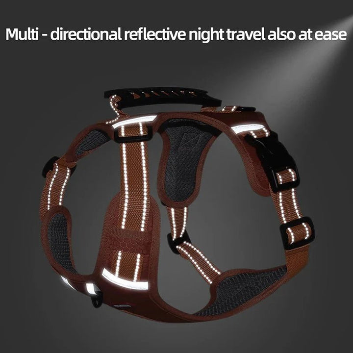 Reflective Dog Harness – Adjustable Nylon Harness for Walking - Pawtique