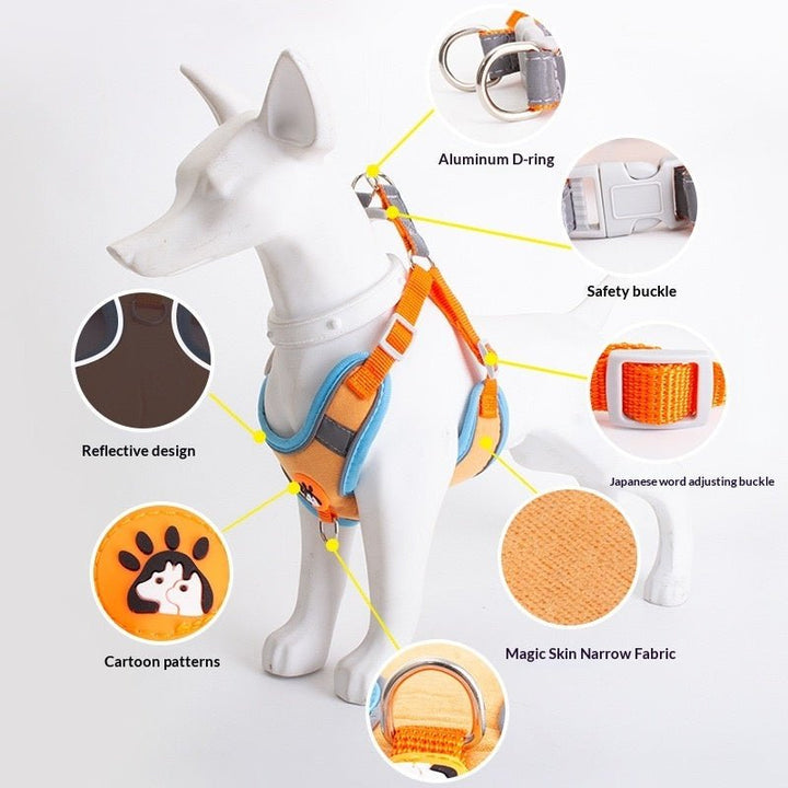 Reflective No Pull Dog Harness - Pawtique