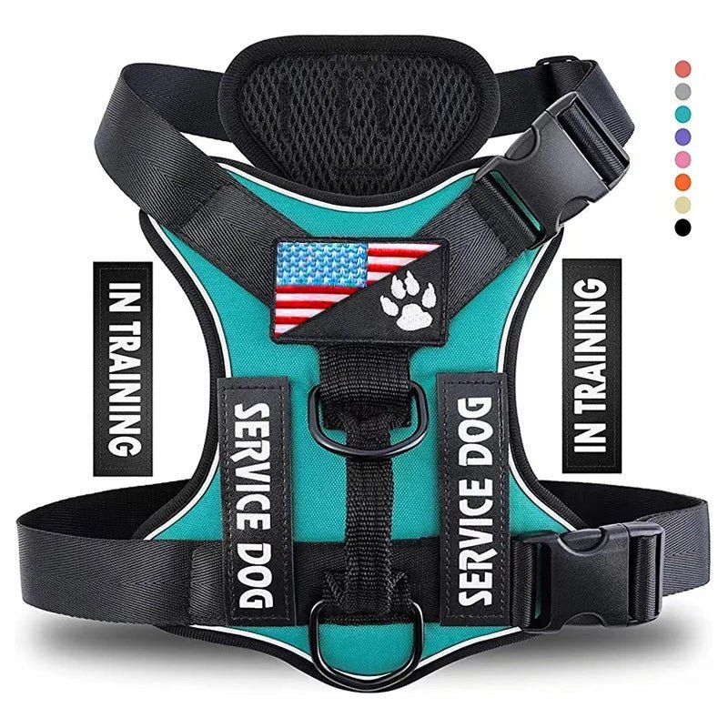 Reflective Service Dog Harness – Adjustable &amp; Comfortable - Pawtique