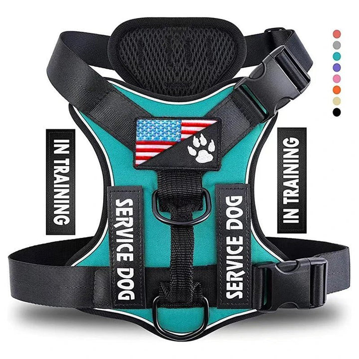 Reflective Service Dog Harness – Adjustable &amp; Comfortable - Pawtique