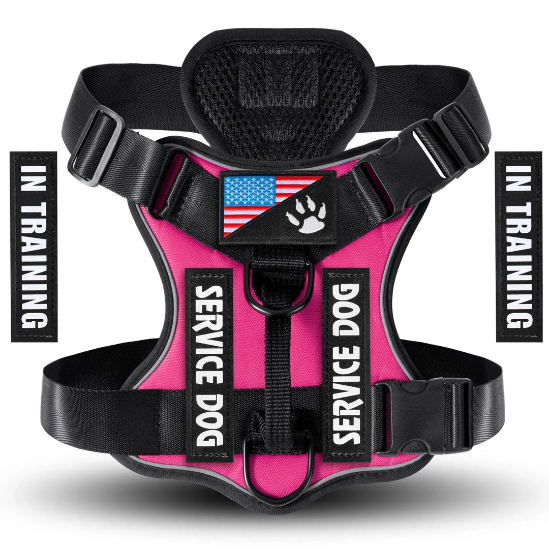 Reflective Service Dog Harness – Adjustable &amp; Comfortable - Pawtique