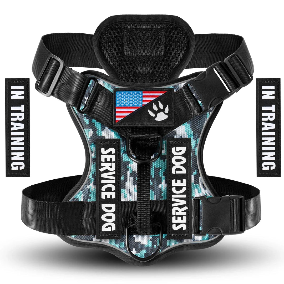 Reflective Service Dog Harness – Adjustable &amp; Comfortable - Pawtique