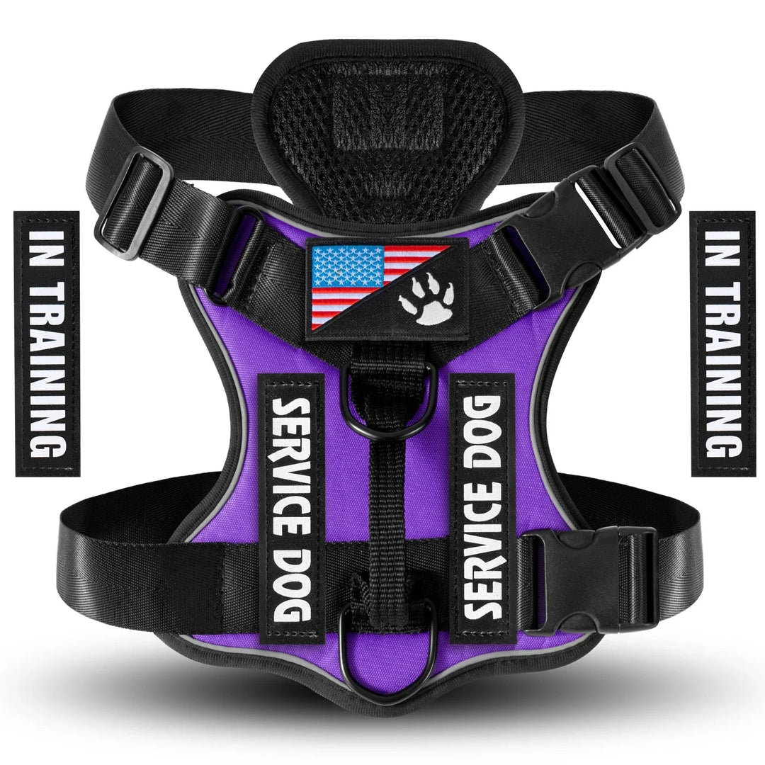 Reflective Service Dog Harness – Adjustable &amp; Comfortable - Pawtique