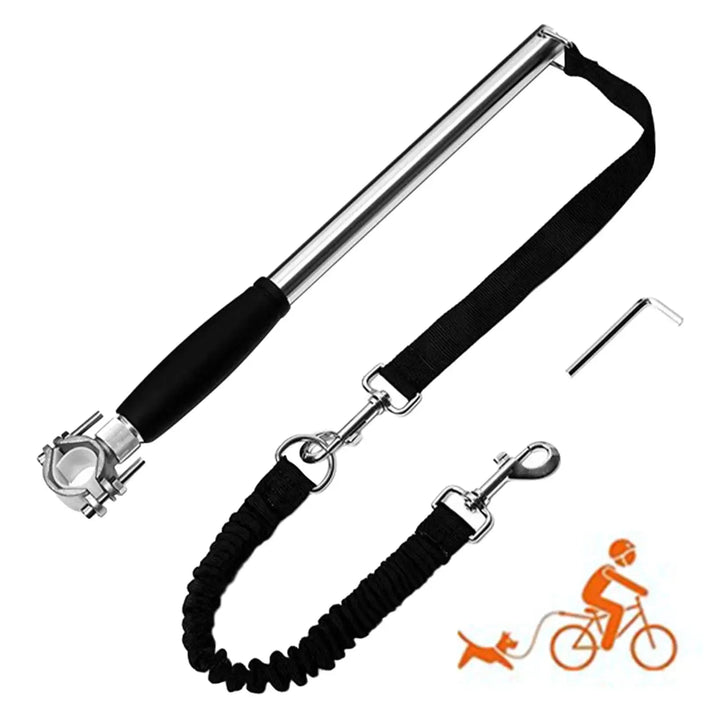 Retractable Bicycle Dog Leash – Handsfree - Pawtique
