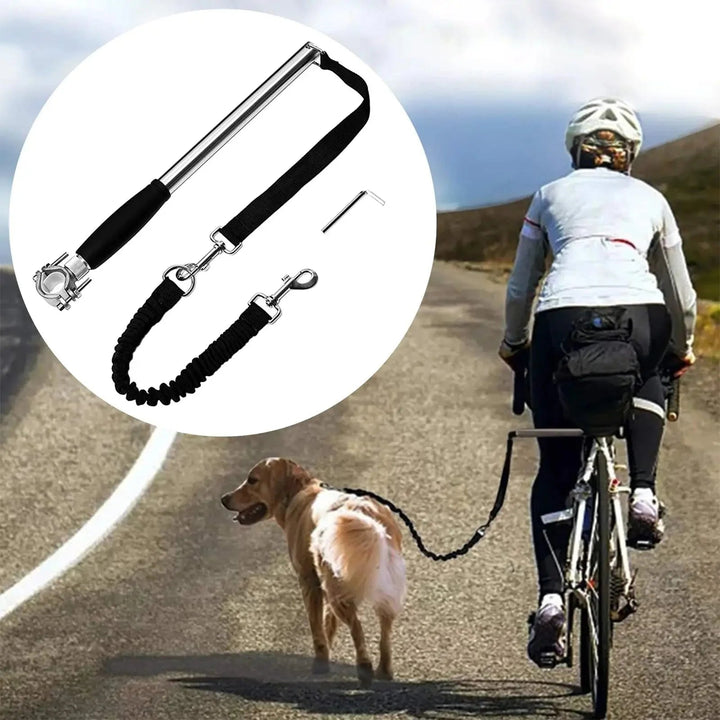 Retractable Bicycle Dog Leash – Handsfree - Pawtique