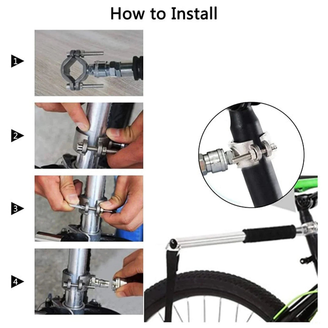 Retractable Bicycle Dog Leash – Handsfree - Pawtique