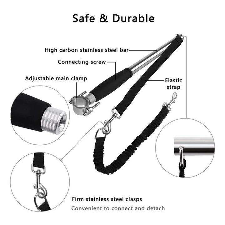 Retractable Bicycle Dog Leash – Handsfree - Pawtique
