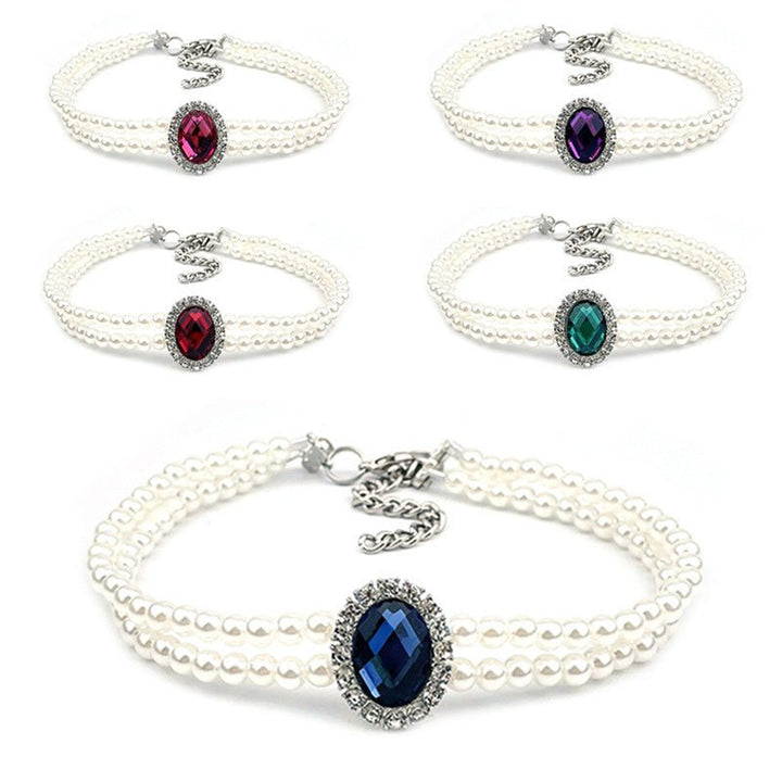 Rhinestone Jeweled Pet Necklace - Pawtique