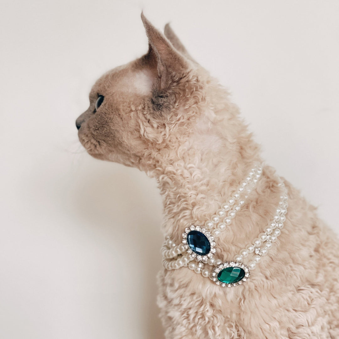 Rhinestone Jeweled Pet Necklace - Pawtique