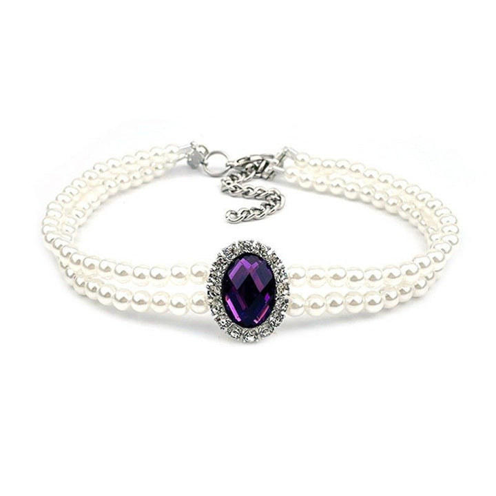 Rhinestone Jeweled Pet Necklace - Pawtique