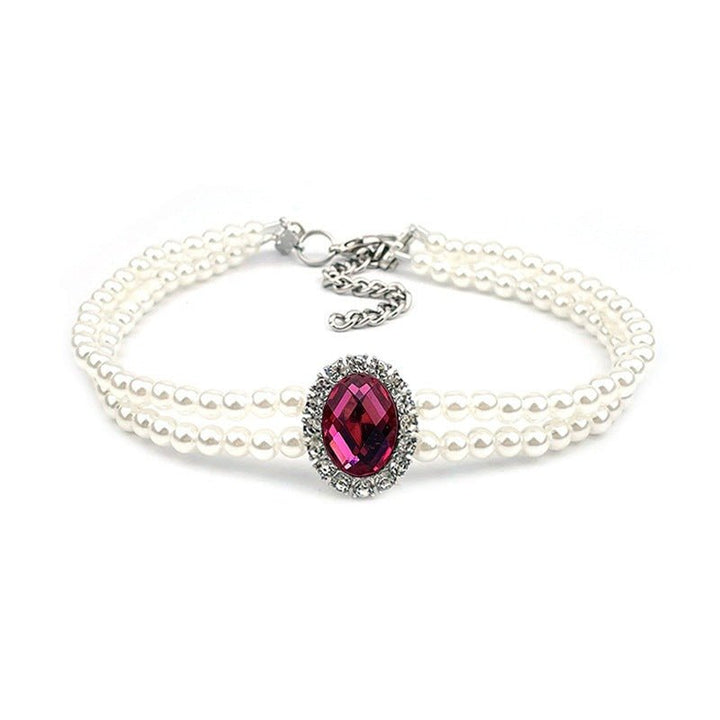 Rhinestone Jeweled Pet Necklace - Pawtique